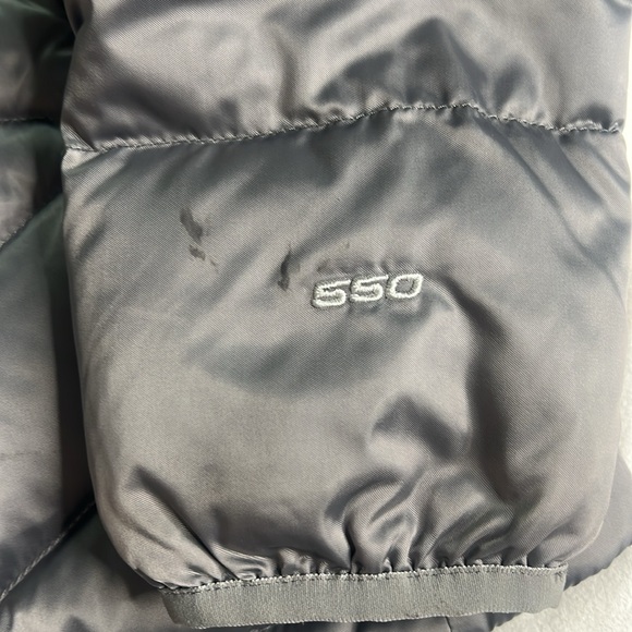 The North Face gray 550 puffer - Picture 8 of 8